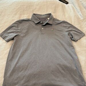 Boys Striped Polo Shirt - Blue classic southern shirt